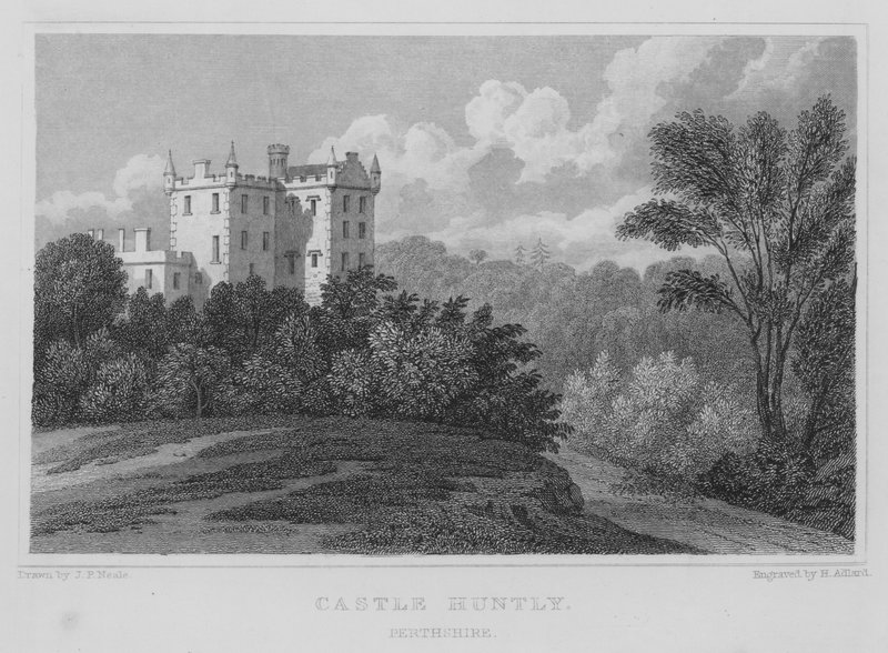 Castle Huntly, Perthshire von Thomas Hosmer Shepherd
