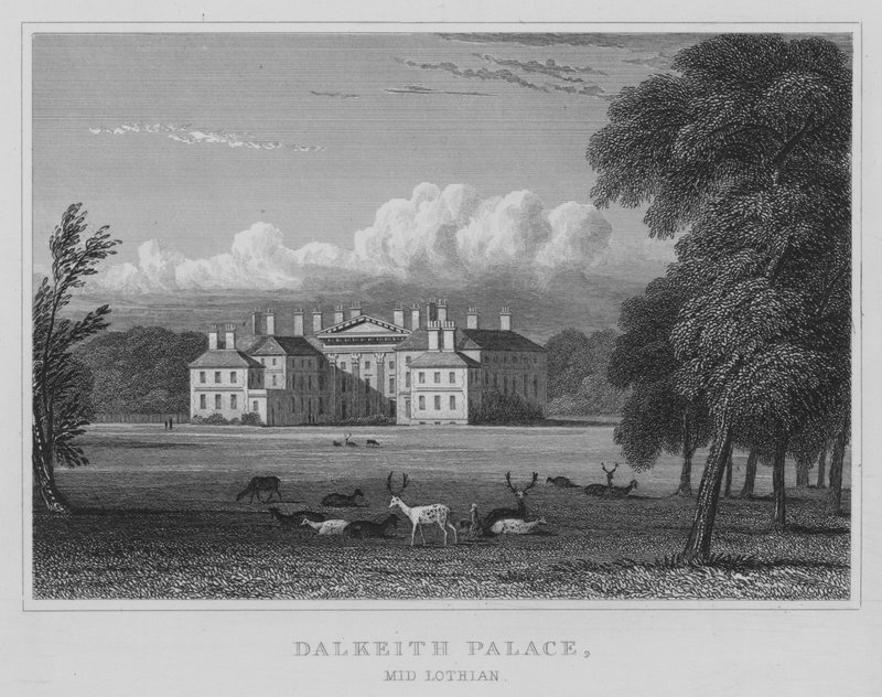 Dalkeith Palace, Mid Lothian von Thomas Hosmer Shepherd