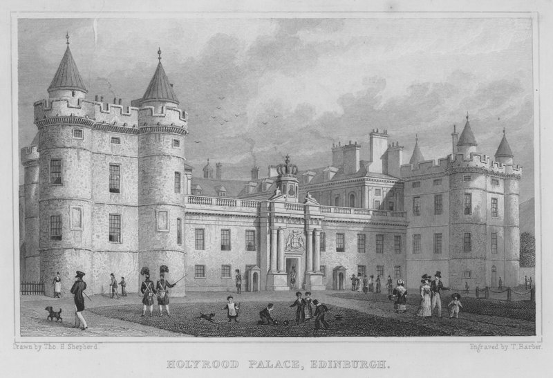 Holyrood Palace, Edinburgh von Thomas Hosmer Shepherd