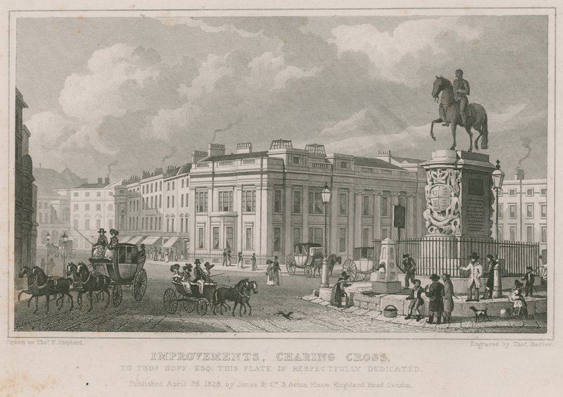 Verbesserungen am Charing Cross (Gravur) von Thomas Hosmer Shepherd
