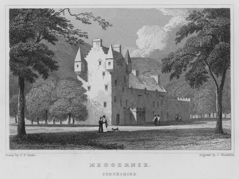 Meggernie, Perthshire (Gravur) von Thomas Hosmer Shepherd