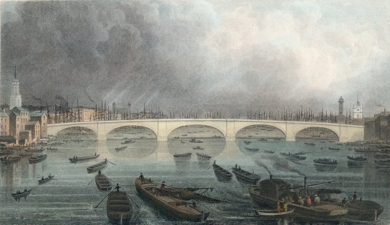 Neue Londoner Brücke von Thomas Hosmer Shepherd