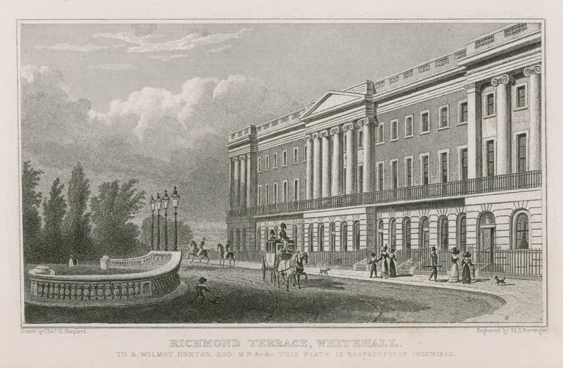 Richmond Terrace in Whitehall von Thomas Hosmer Shepherd