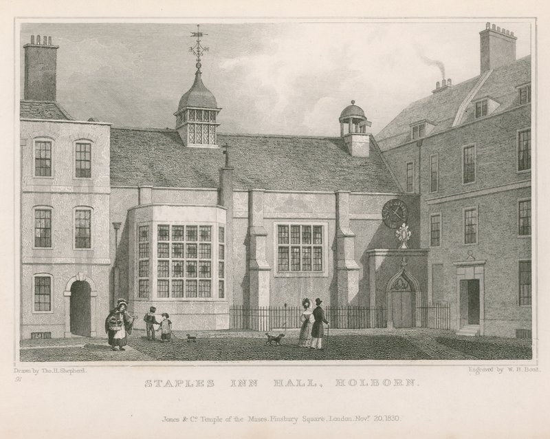 Staples Inn Hall, Holborn von Thomas Hosmer Shepherd