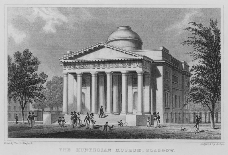 Das Hunterian Museum, Glasgow (Gravur) von Thomas Hosmer Shepherd