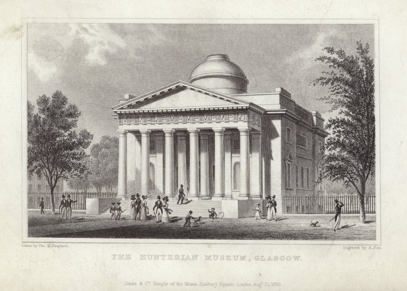 Das Hunterian Museum, Glasgow von Thomas Hosmer Shepherd