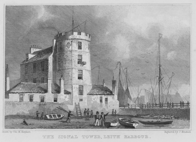 Der Signalturm, Leith Hafen von Thomas Hosmer Shepherd