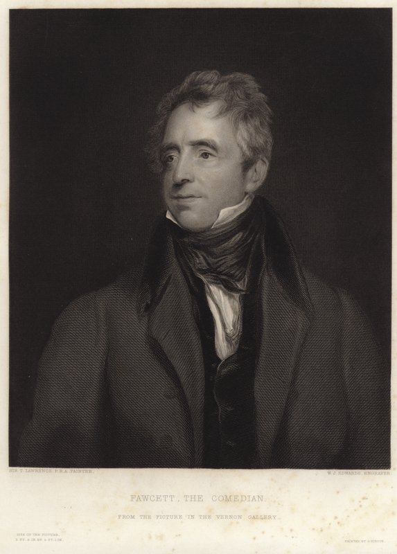 Porträt von John Fawcett von Thomas Lawrence