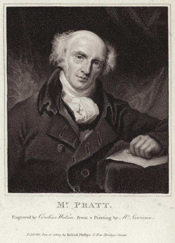 Porträt von Samuel Jackson Pratt von Thomas Lawrence