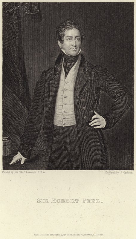 Porträt von Sir Robert Peel von Thomas Lawrence