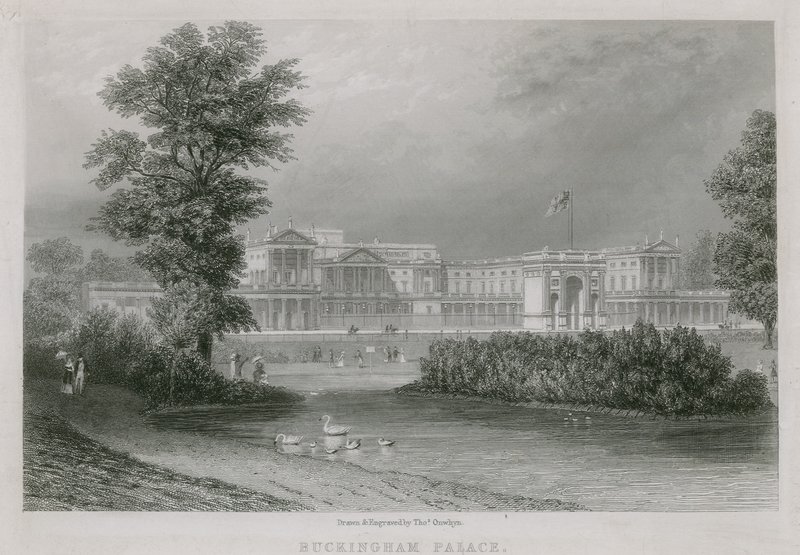 Buckingham Palace von Thomas Onwhyn