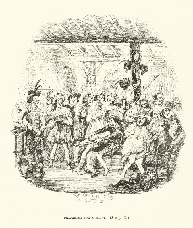 Illustration für Valentine Vox von Thomas Onwhyn
