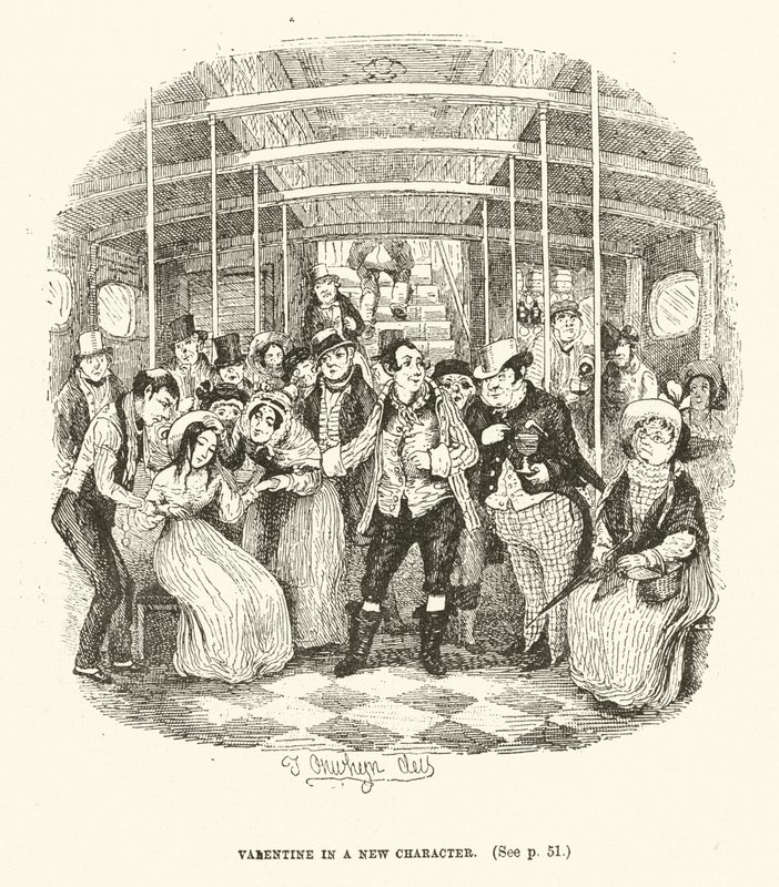 Illustration für Valentine Vox von Thomas Onwhyn