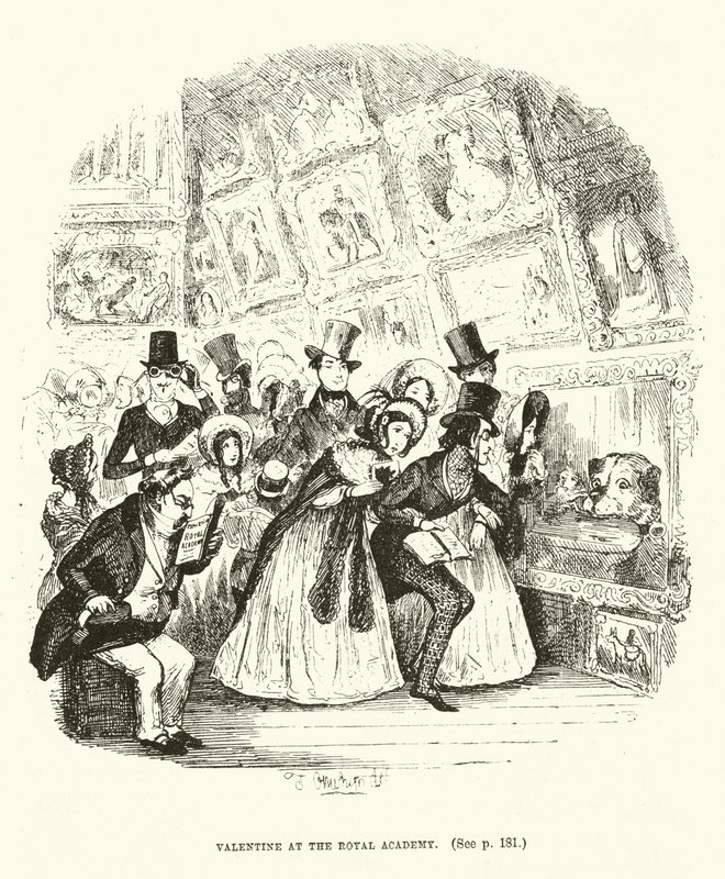 Illustration für Valentine Vox von Thomas Onwhyn