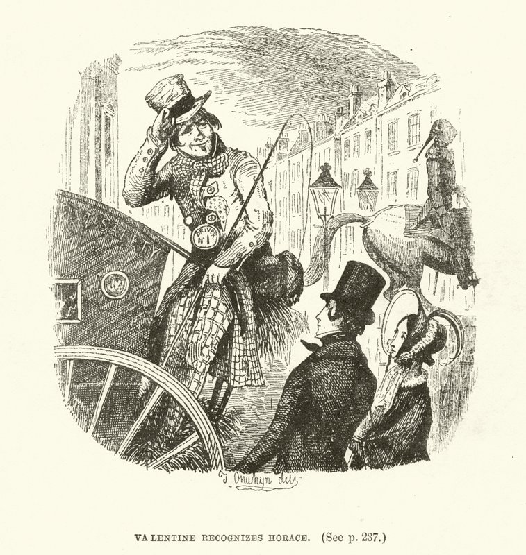 Illustration für Valentine Vox von Thomas Onwhyn