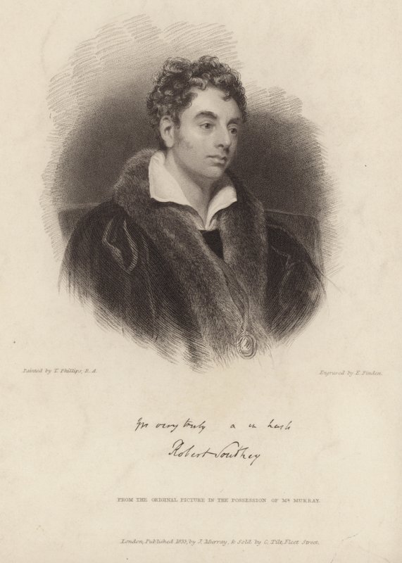 Porträt von Robert Southey von Thomas Phillips