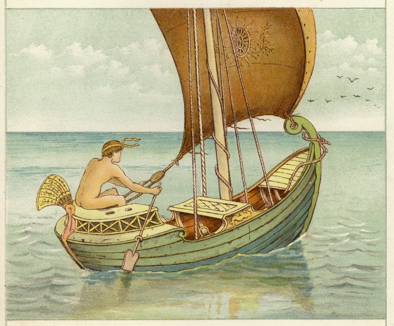 Perseus segelt von Thomas Ralph Spence