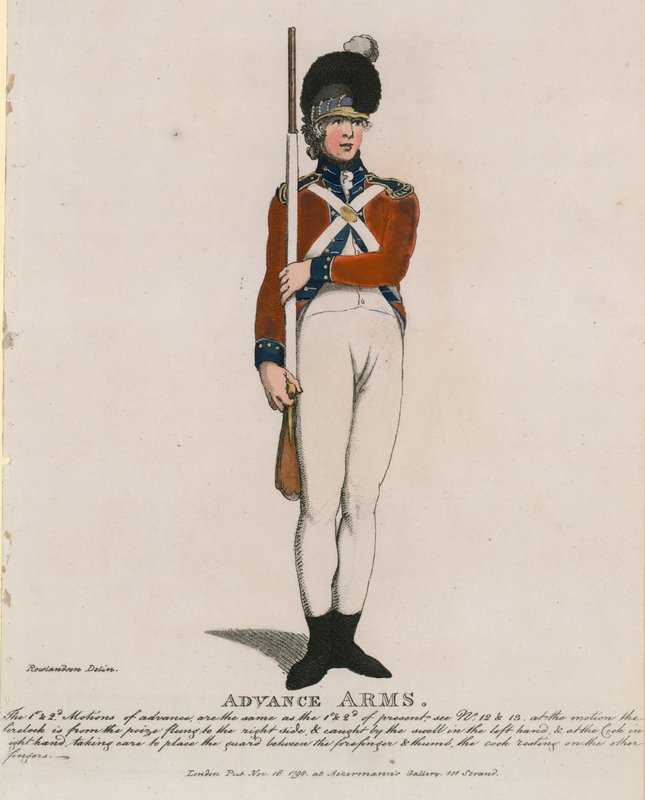 Clerkenwell Association: Vorwärts Waffen von Thomas Rowlandson