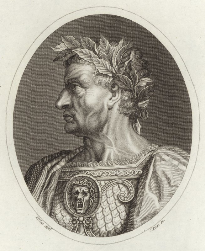 Galba Caesar, römischer Kaiser von Tiziano Vecelli