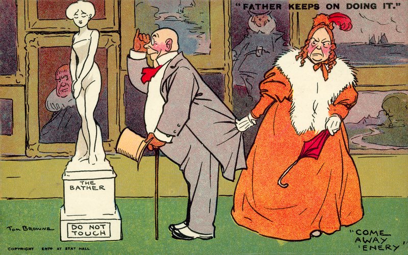 Komm weg, Energie (Chromolithografie) von Tom Browne