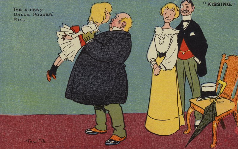 Küssen, Der schlampige Onkel Podger Kuss von Tom Browne