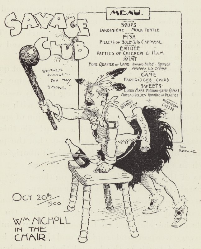 Savage Club von Tom Browne