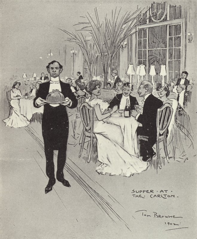 Abendessen im Carlton von Tom Browne