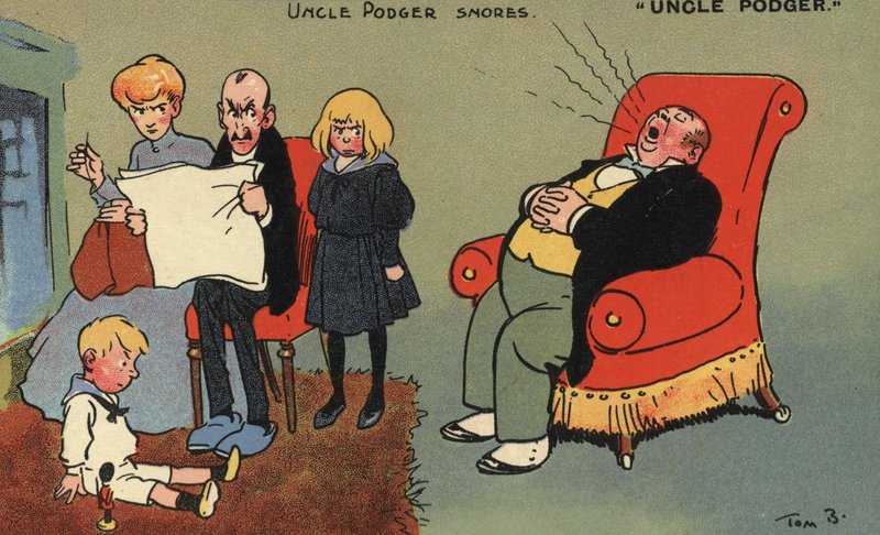 Onkel Podger schnarcht von Tom Browne