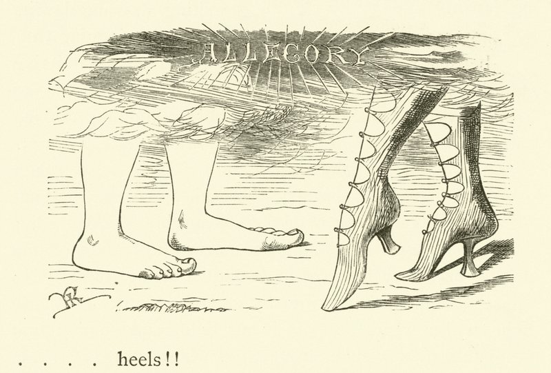 Absätze, eine Allegorie von Unbekannt