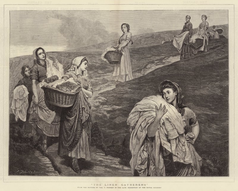 Die Leinen-Sammler von Valentine Cameron Prinsep
