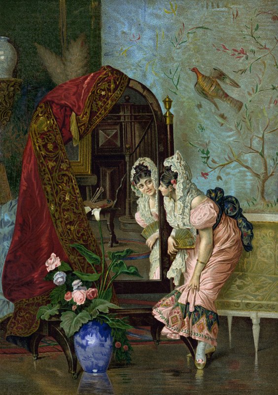 Koketterie von Vincente Gonzalez Palmaroli