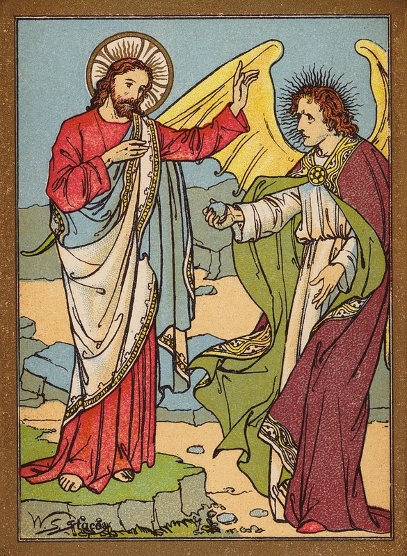 Die Versuchung Jesu von W.S. Stacey