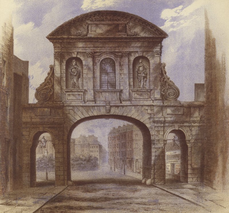 Temple Bar, Fleet Street von Waldo Sargeant