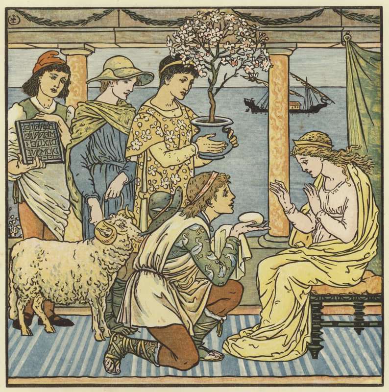 Die vier Geschenke von Walter Crane