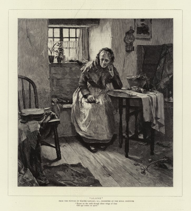 Allein von Walter Langley