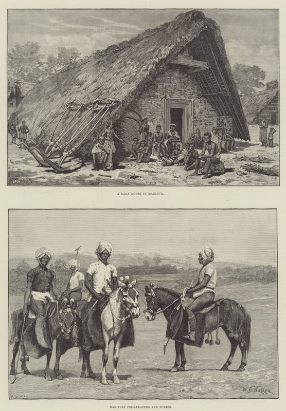 Skizzen von Manipur von Walter Paget