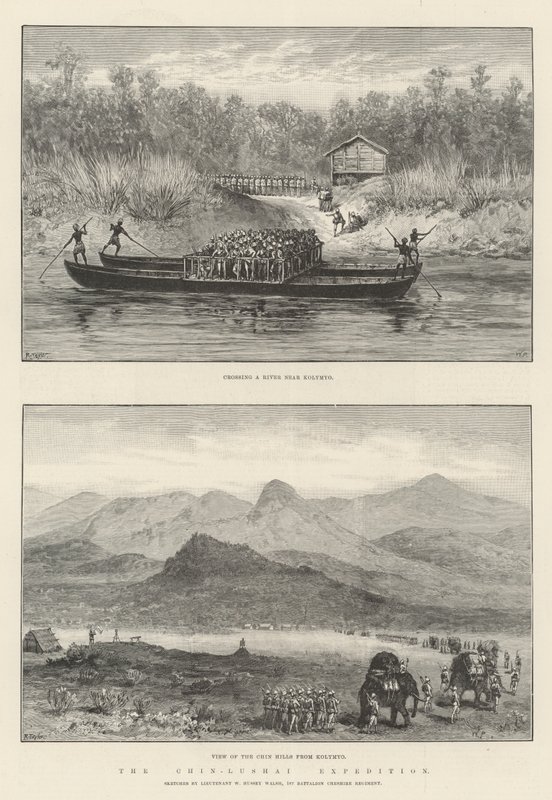 Die Chin-Lushai-Expedition von Walter Paget