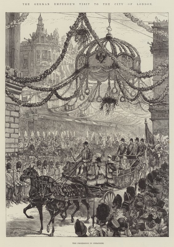 Der Besuch des deutschen Kaisers in der Stadt London von Walter Paget
