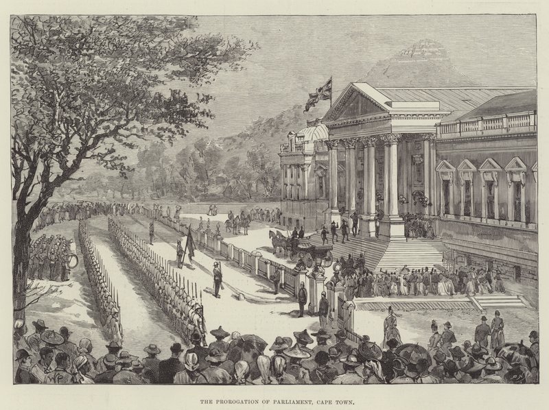 Die Vertagung des Parlaments, Kapstadt von Walter Paget