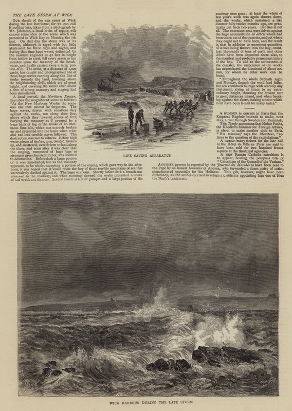 Der letzte Sturm bei Wick von Walter William May