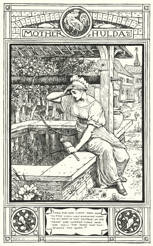 Frau Holle (Stich) von Walter (after) Crane