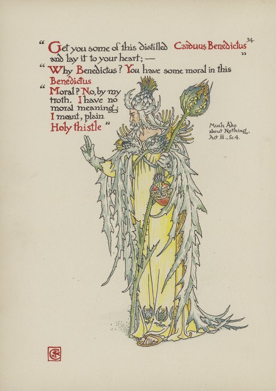 Blumen aus Shakespeares Garten von Walter Crane