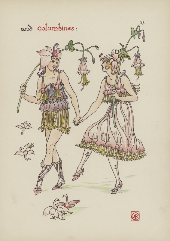 Blumen aus Shakespeares Garten von Walter Crane