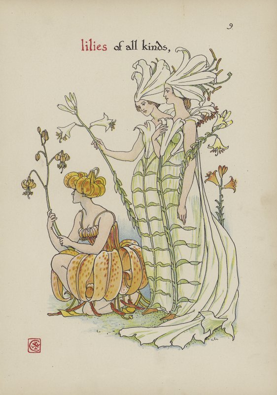 Blumen aus Shakespeares Garten von Walter Crane