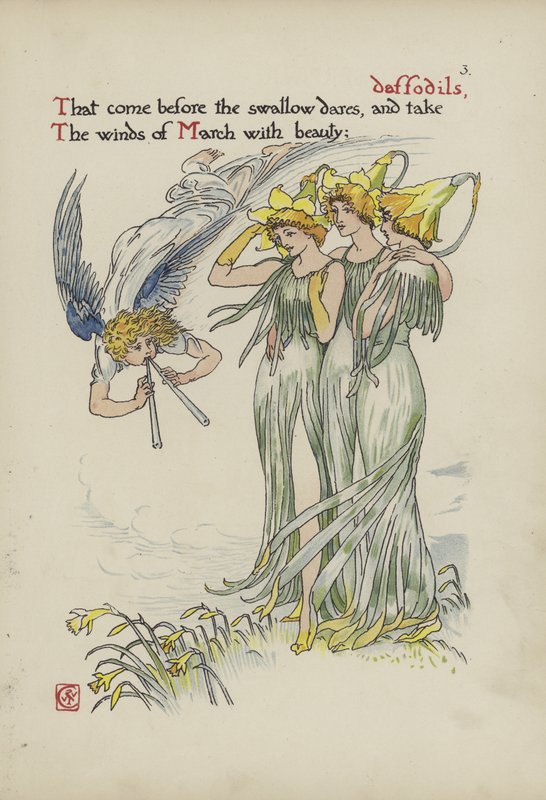 Blumen aus Shakespeares Garten von Walter Crane