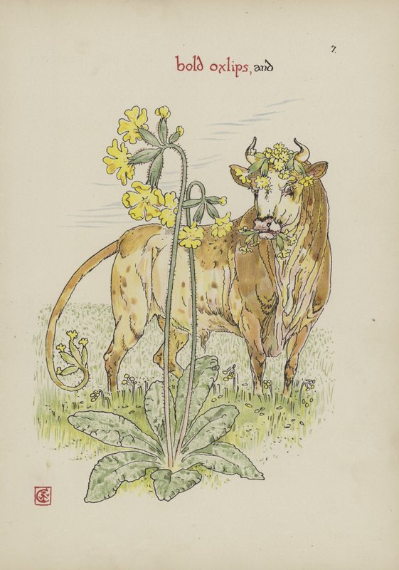 Blumen aus Shakespeares Garten von Walter Crane