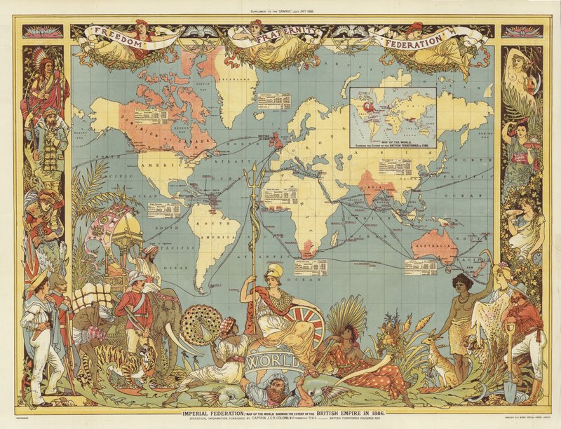 Imperiale Föderation von Walter Crane