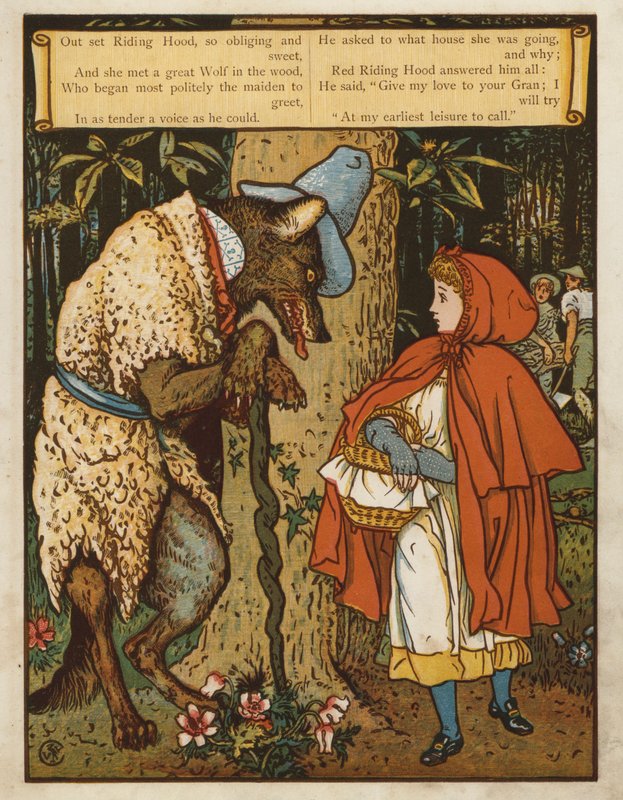 Rotkäppchen von Walter Crane
