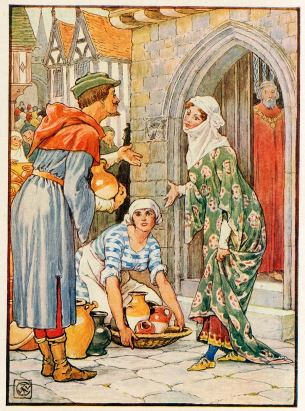 Robin Hood als Töpfer von Walter Crane
