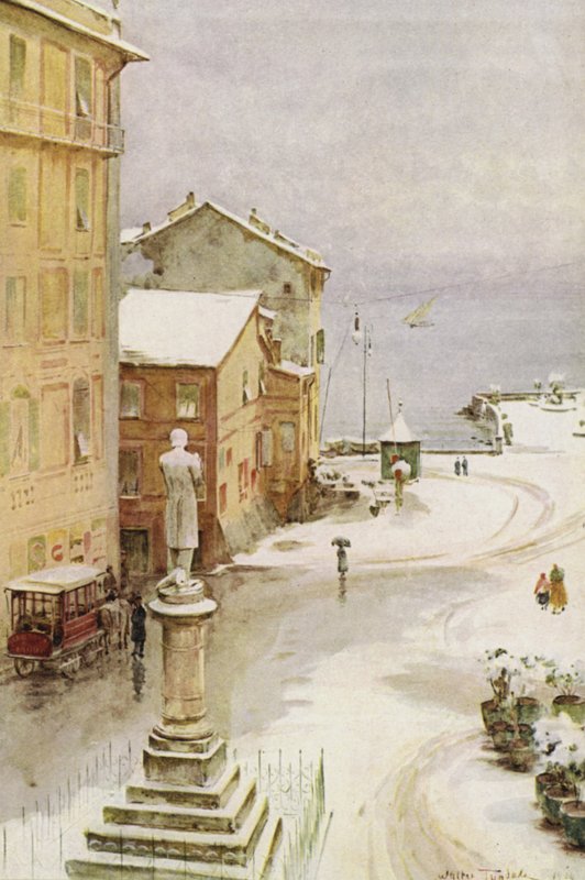 Piazza Mazzini, Santa Margherita von Walter Frederick Roofe Tyndale